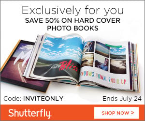 Shutterfly照片书优惠券代码
