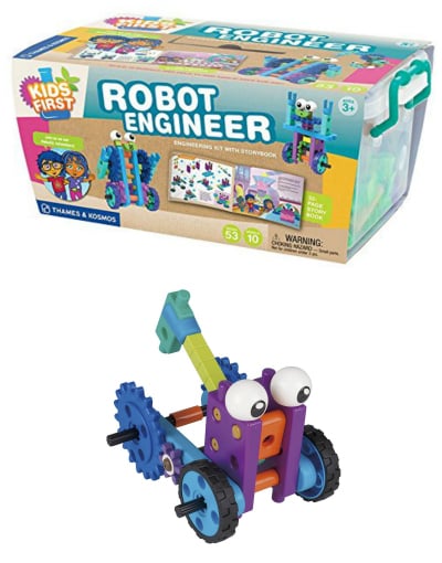 儿童第一机器人 - 工程师 - 礼物 - 思想 - 儿童-3-4-5-6