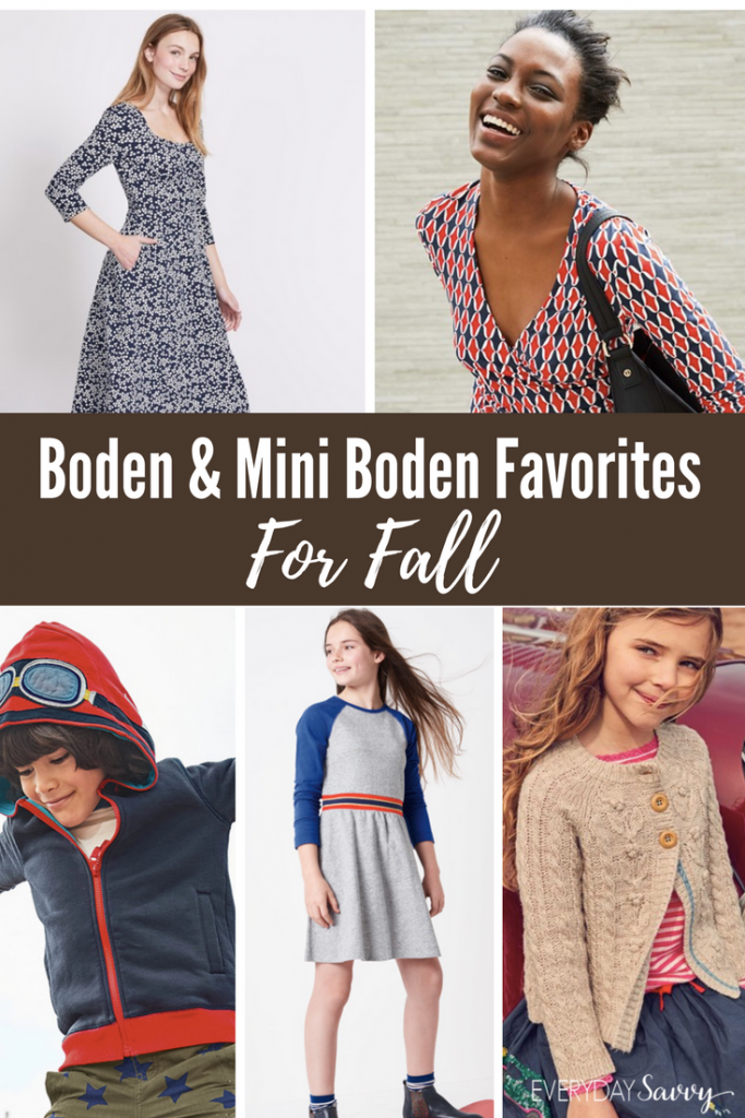 看看我们最喜欢的Mini Boden & Boden秋季服装吧。独特的，高品质的英国妇女和儿童服装。加上优惠券代码保存。
